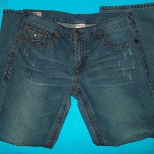 MENS 36 X 34 AUTHETIC LOGAN SUPER T  LKE NEW!